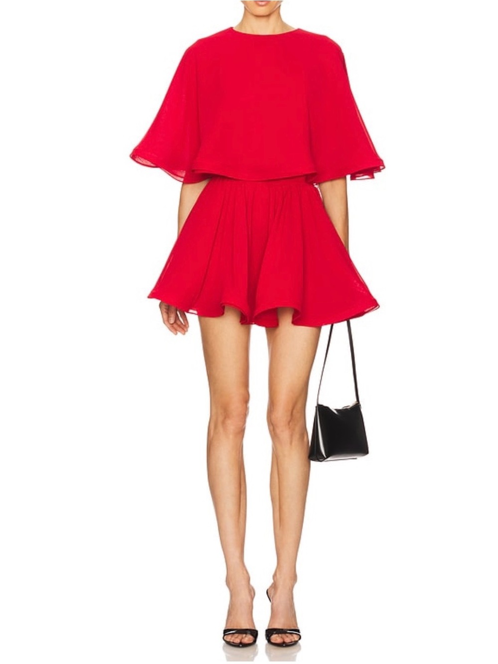 SELEZZA LONDON JUPE MINI SKIRT and matching cape/top. Size S.worn once.